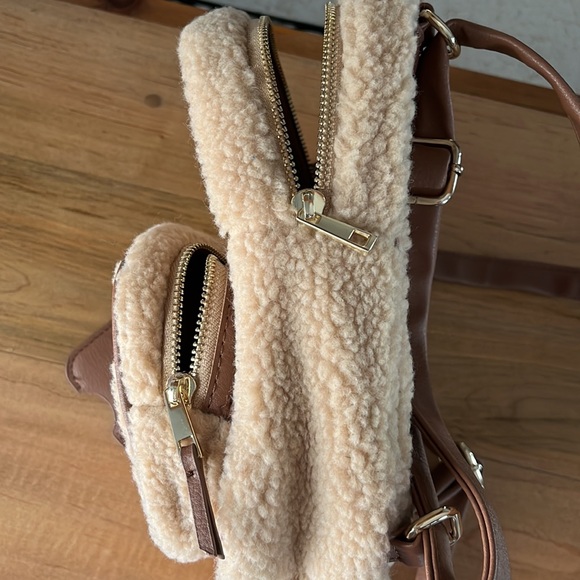 Mini Sherpa Fleece Backpack - Picture 6 of 6